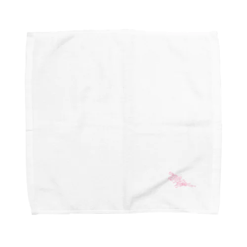 シンプルピンク爽 Towel Handkerchief