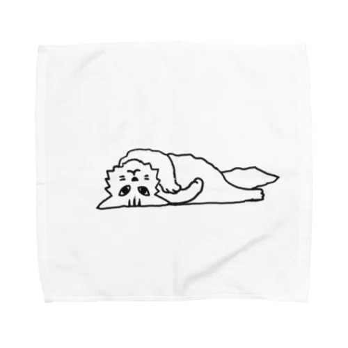 仰臥猫（改） Towel Handkerchief