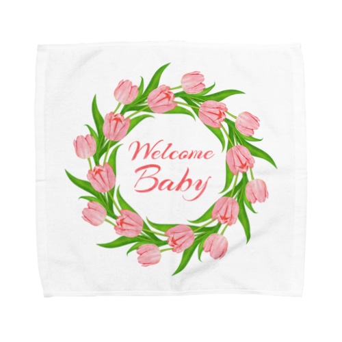マタニティプリントTシャツ『チューリップ』 Towel Handkerchief