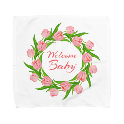 マタニティプリントTシャツ『チューリップ』 Towel Handkerchief