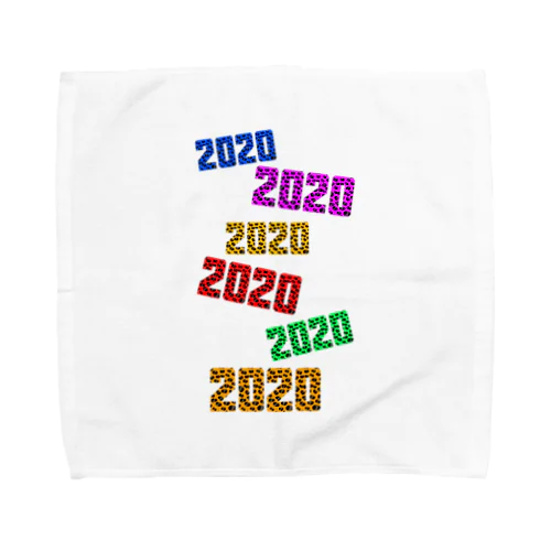 熱い2020　ヒョウ柄 Towel Handkerchief