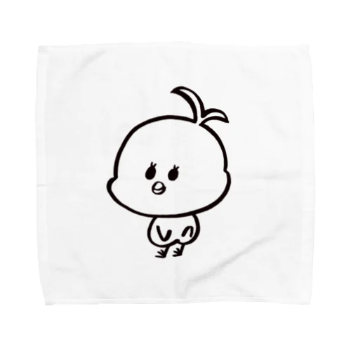 しろくろひよこ Towel Handkerchief