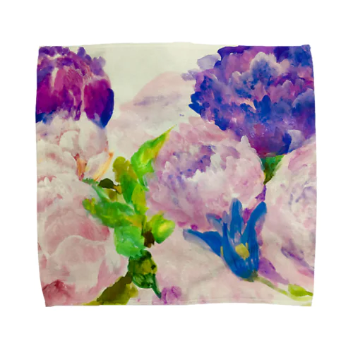 peony bouquet Towel Handkerchief