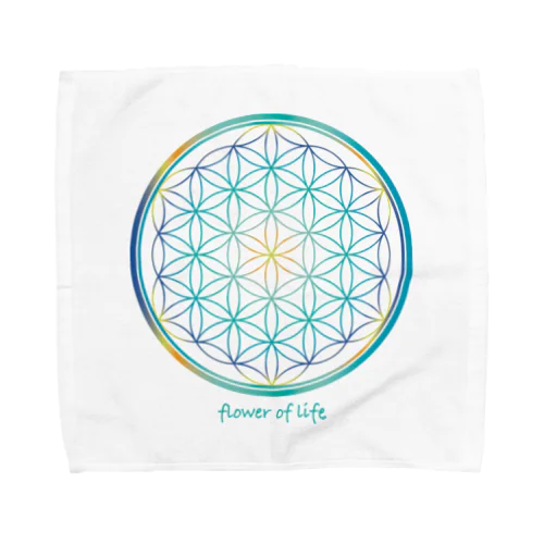 flower of life mix A Towel Handkerchief