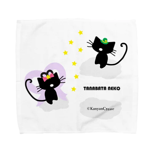 七夕猫 Towel Handkerchief