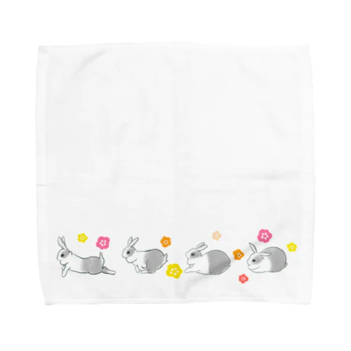 うさぎのシリーズ2 Towel Handkerchief