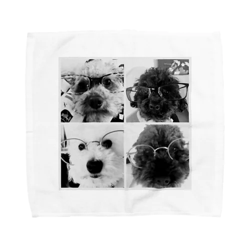 4匹の湘南メガネボーイ Towel Handkerchief
