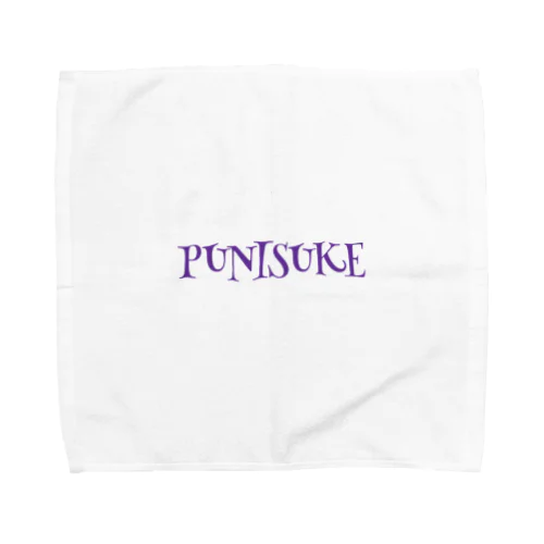 プニ助ネーム Towel Handkerchief