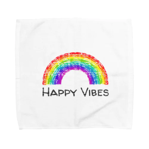 Happy Vibes Towel Handkerchief