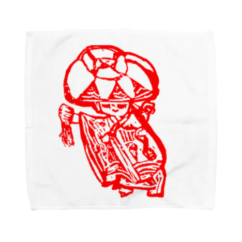 めんそーれ沖縄赤花 Towel Handkerchief