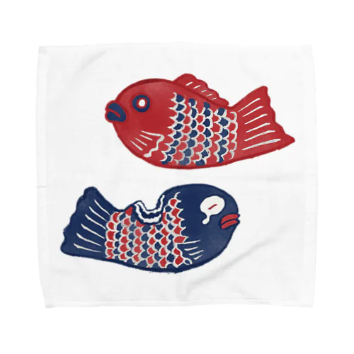  【日本レトロ#05】たい焼き Towel Handkerchief