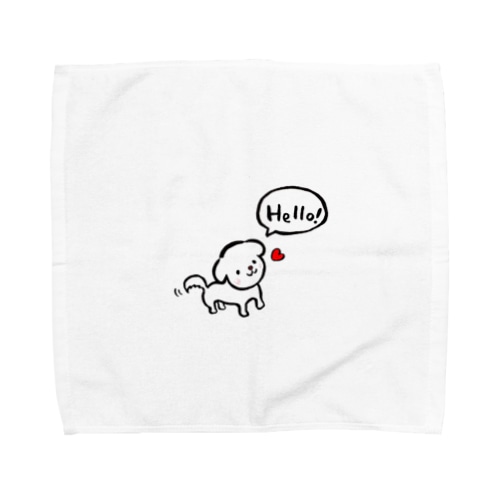 マルチーズ♡ Towel Handkerchief