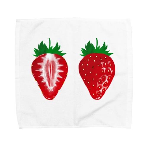 太郎のいちご Towel Handkerchief