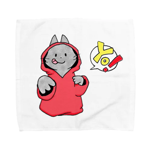 猫ラッパー？ Towel Handkerchief