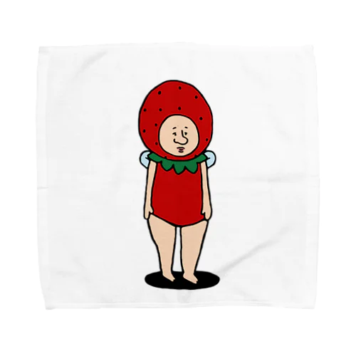 いちごの妖精さん　ひとり Towel Handkerchief