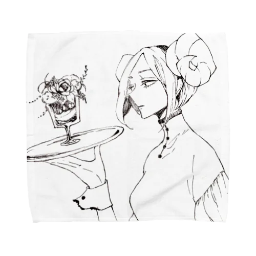 架空パフェ庵[夢喰の羊] Towel Handkerchief