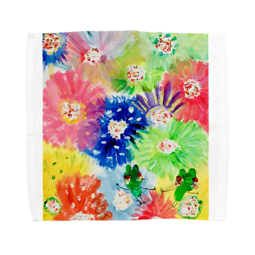 オリジナルカエルグッズ Towel Handkerchief