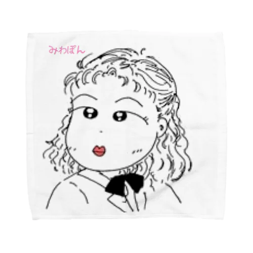 みわぽん Towel Handkerchief