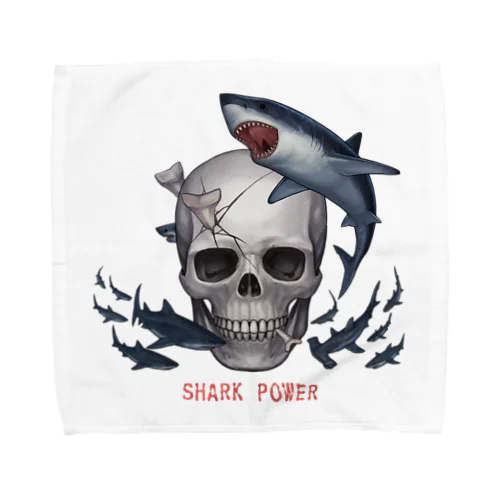 シャークパワー Towel Handkerchief