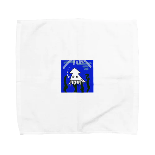 ただのイカ Towel Handkerchief