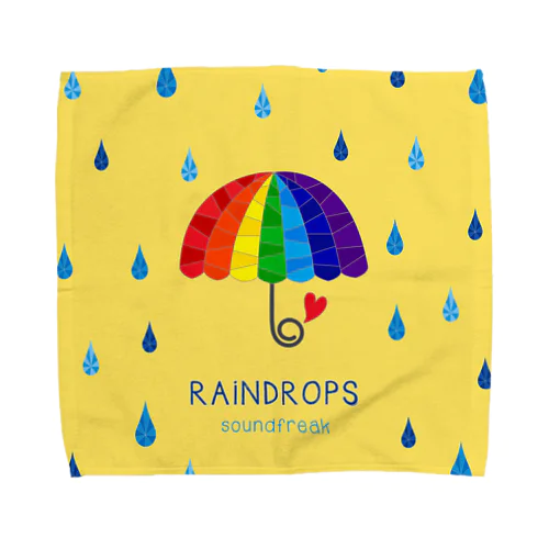 RAiNDROPS Towel Handkerchief