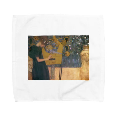 グスタフ・クリムト / 音楽 / 1895 / Music / Gustav Klimt Towel Handkerchief