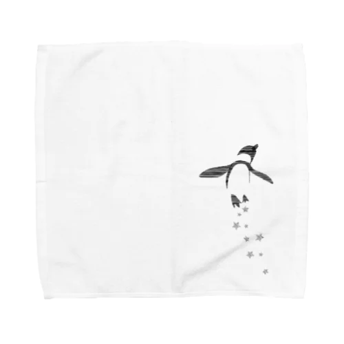 星飛びペンギン Towel Handkerchief
