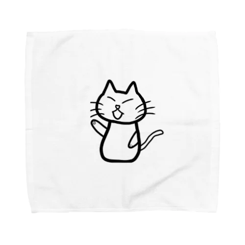 CAT of DUTY Towel Handkerchief