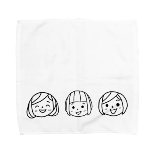 みつごです Towel Handkerchief