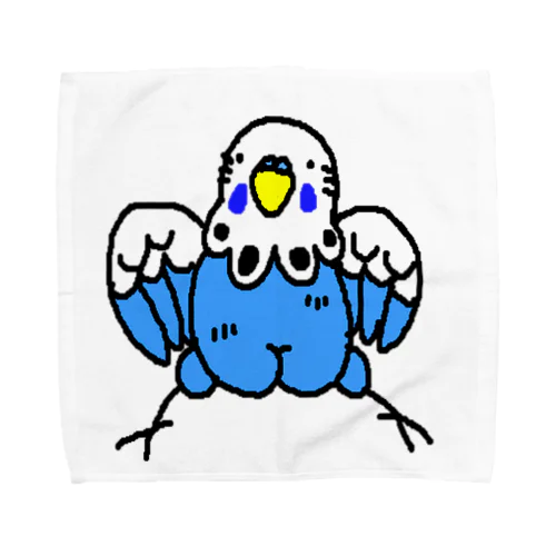 ウキウキインコ Towel Handkerchief