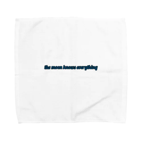 moon knows everything☽ Towel Handkerchief