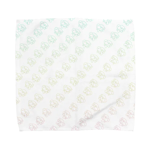 カメちゃん大行進 Towel Handkerchief