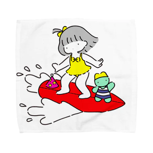 ざらめちゃん（サーフィン） Towel Handkerchief