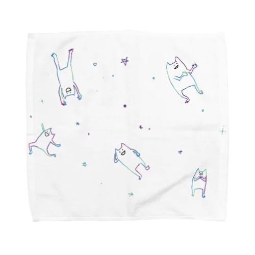 ギャラクシーネッコ Towel Handkerchief