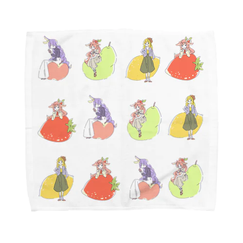 Rough TEA-PARTY Towel Handkerchief