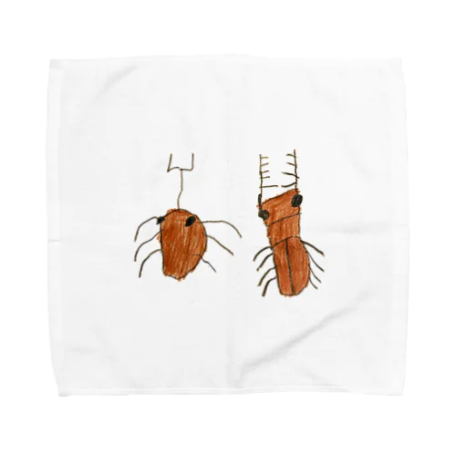 カブトムシとクワガタ Towel Handkerchief