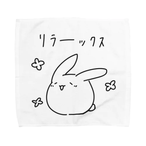 やすらぎうさぎ Towel Handkerchief