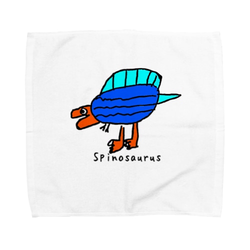 【恐竜】スピノサウルスくんカラフルVer. Towel Handkerchief