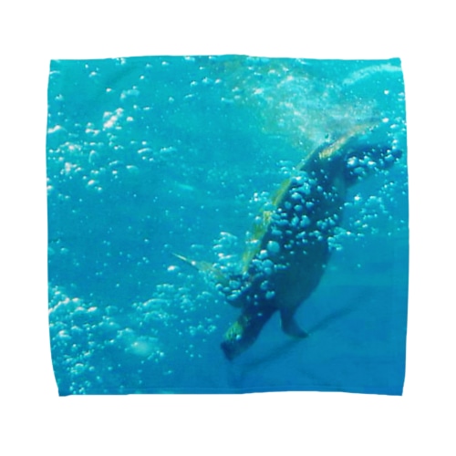 ハワイのウミガメ Towel Handkerchief