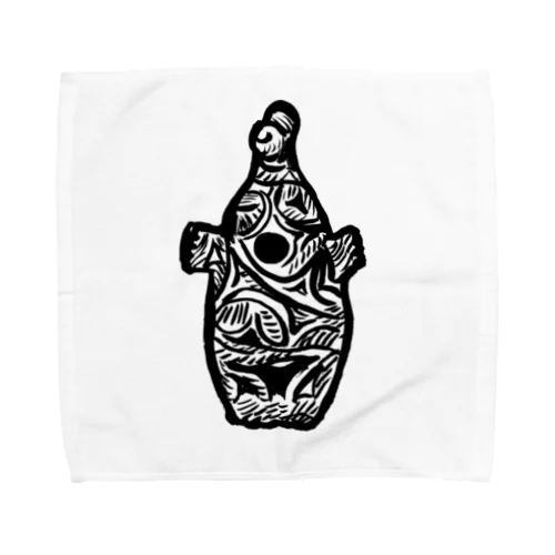 土偶シリーズ　不思議動物形土偶くん Towel Handkerchief