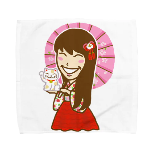 TOMOE姫　和風シリーズ Towel Handkerchief