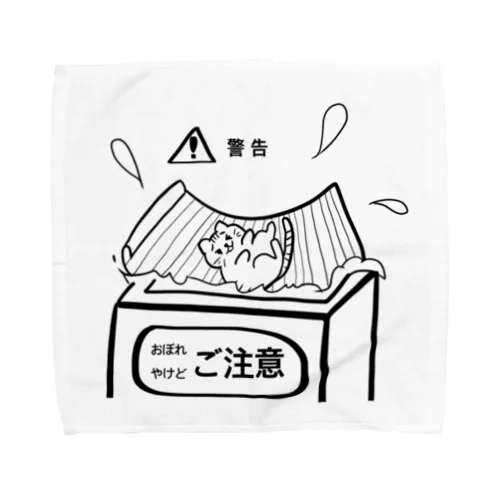 ねこちゃん危ない！！ Towel Handkerchief