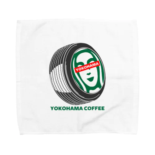 YOKOHAMA COFFEE Towel Handkerchief