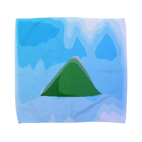 太白山のピラミッド Towel Handkerchief