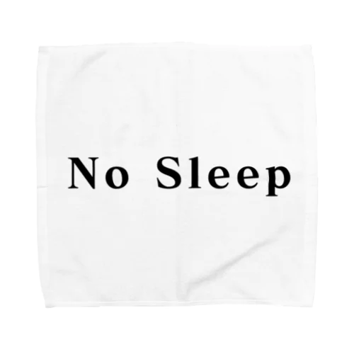 No Sleep タオルハンカチ