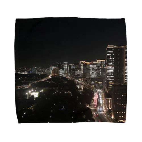 日比谷の夜景 Towel Handkerchief