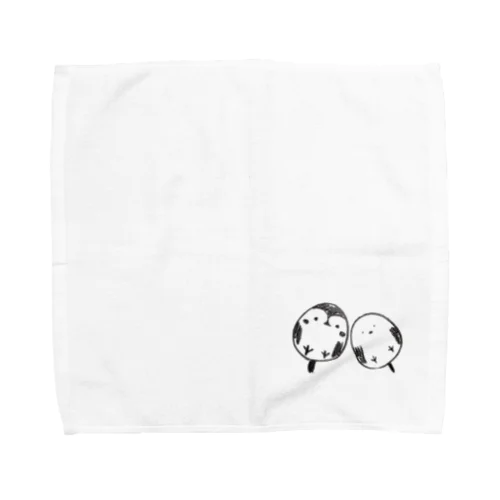 hacy's スズメ シマエナガ Towel Handkerchief