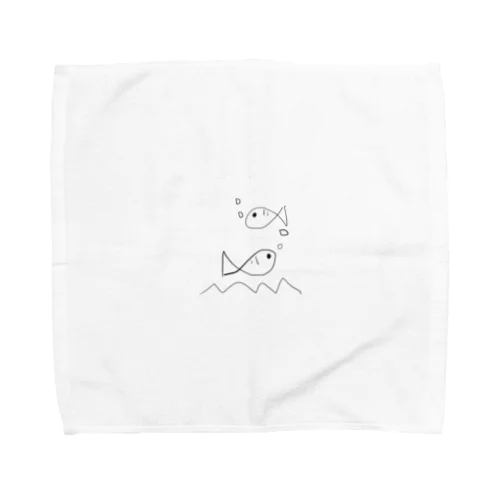 魚たち Towel Handkerchief