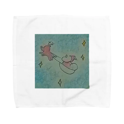 Silent  X'mas Towel Handkerchief