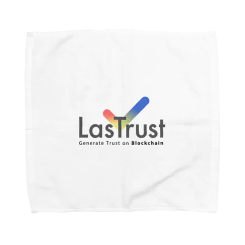 LasTrust Black Logo タオルハンカチ